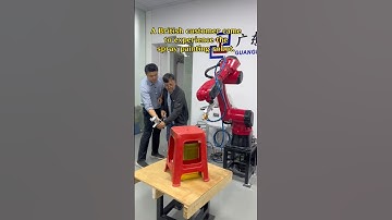 Spraying robot #automation #machine #industrialrobots #spray #robot