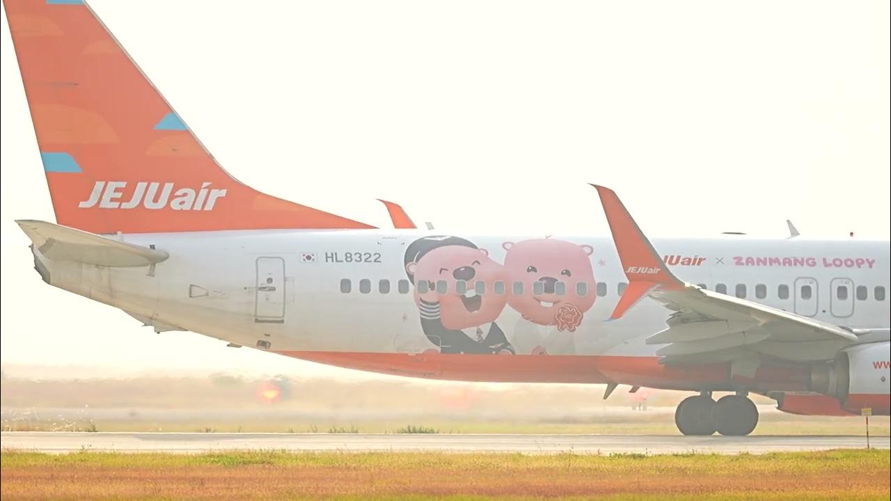 Jeju Air HL8322 잠망루피 Jeju Air Zanmang Loopy Livery Boeing 7378K5 Seoul