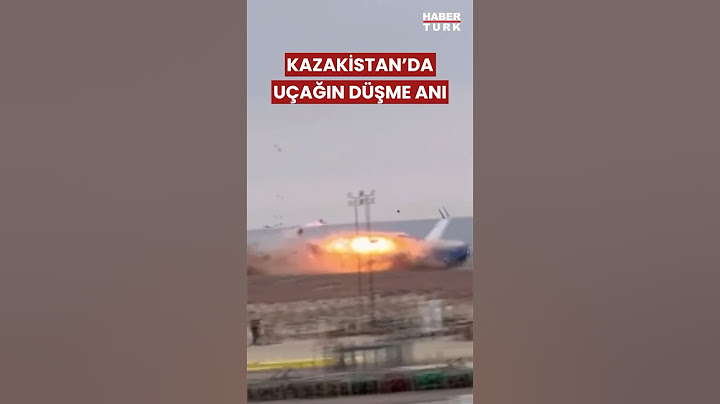 Kazakistan'da Yolcu Uçağı Düştü! Düşme Anı Kamerada! #shorts #uçakkazası #uçak