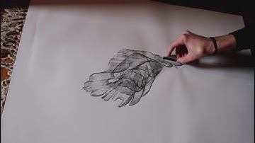 Relaxing Abstract Charcoal Drawing process - Byron M. Smith