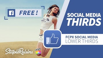 Social Media Lower Third Titles for Final Cut Pro X