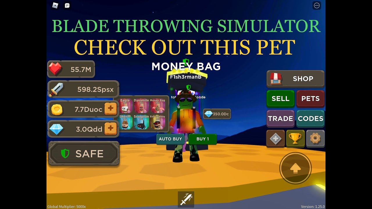 BLADE THROWING SIMULATOR....CHECK THIS PET OUT...MUST WATCH.. YouTube