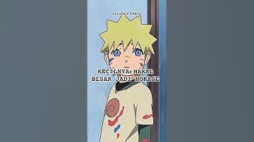 Kisah kecil penyelamat Dunia ninja!?  #faktaunik #shortvideo #naruto #animeshorts