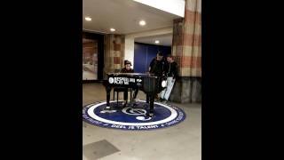 Free Piano At Amsterdam Centraal Railway Station