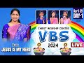 Online vbs  2024  live  29th april  day  01  mrs blessie wesly  christ worship centre