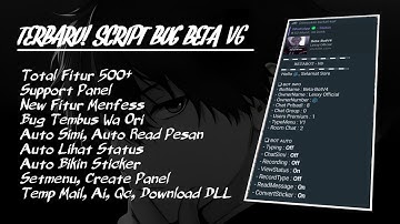 New Rilis! Script Bot Wa BetaV6 || No Scan/Pairing Code || Fitur 700+ || No Encrypt || Support Panel