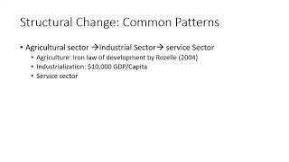 Lecture 2-Part 2 Common Patterns in Structural Change