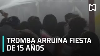 Tromba arruina fiesta de 15 años en Irapuato, Guanajuato - Las Noticias