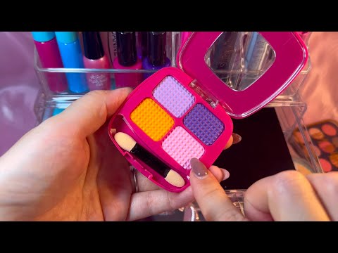 【ASMR】本物？おもちゃ？コスメのフタ開閉音と収納音Fake or Real？Make up organizations.