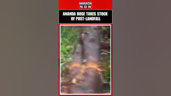 Cyclone Remal | WB Guv Ananda Bose Takes Stock Of Post-landfall Impact In Kolkata | #shorts