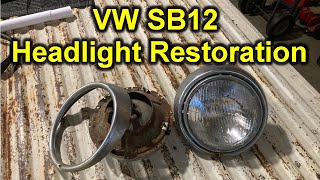 SB12 VW Beetle Headlight Assembly Restoration