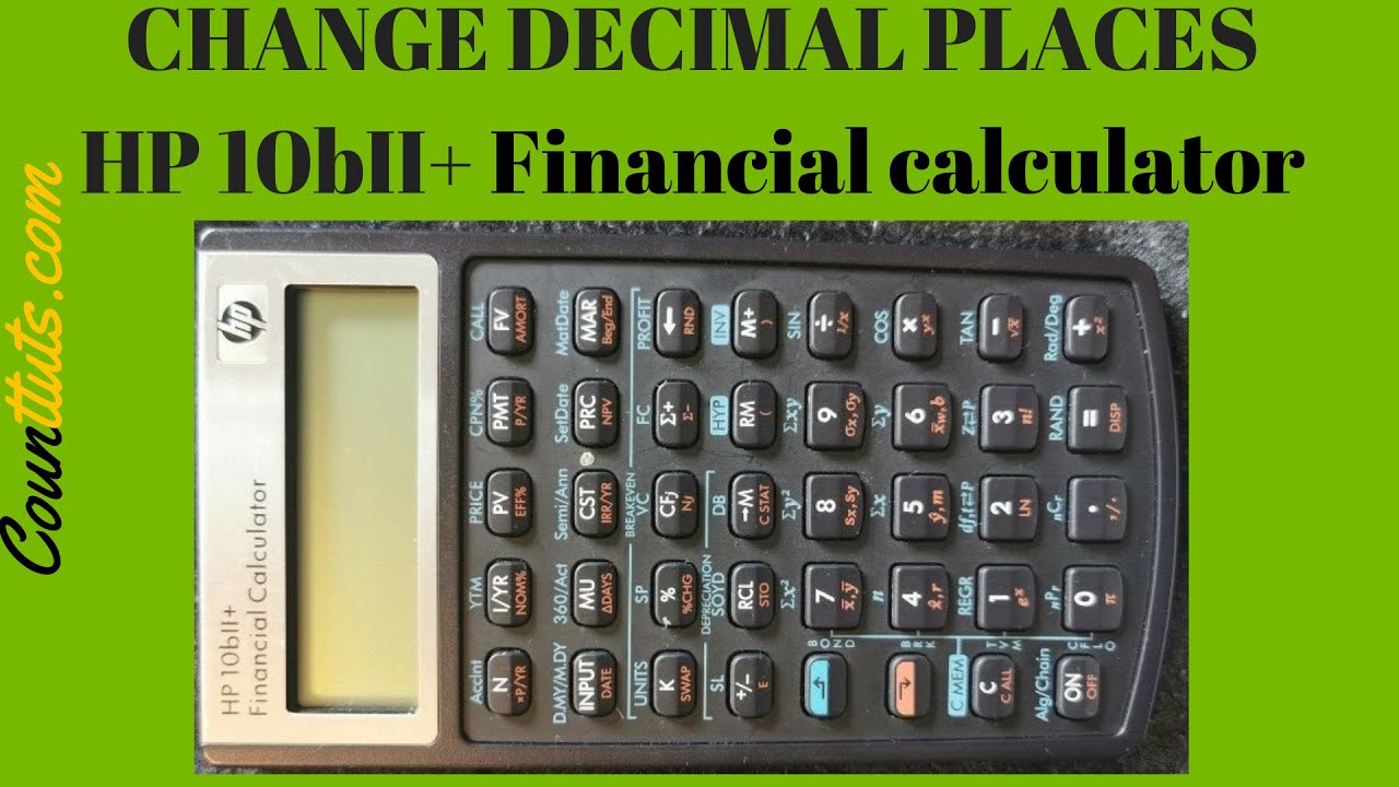 Calculating Interest Rate I Yr Hp 10bii Financial Calculator Youtube