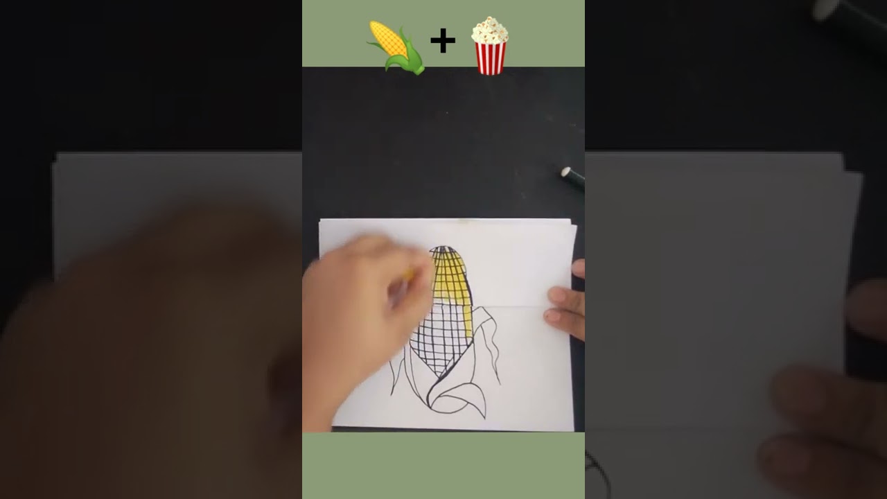 Creative art surprise drawing 