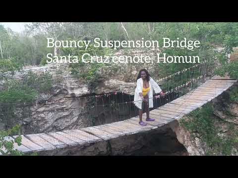 #Shorts Suspension bridge, Homun, Yucatan