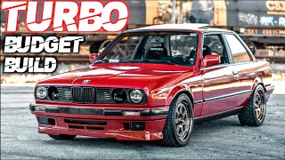 Turbo E30 BMW SHREDS Tires on the Street! ($150 Turbo Budget Build GAPS 300ZX & 500HP M4)