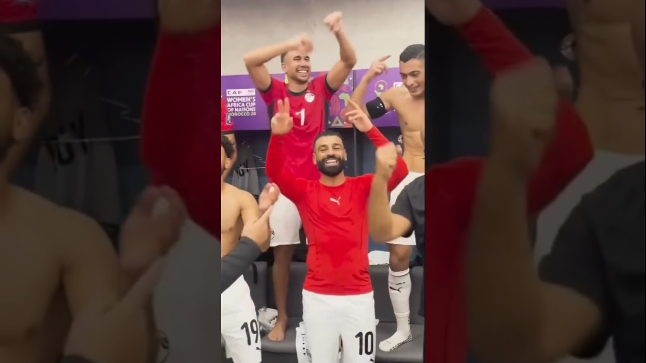 Salah dancing after Egypt qualified for 2026 World Cup