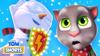 A Big Snowman ⛄ Talking Tom Shorts (S3 Episode 6)