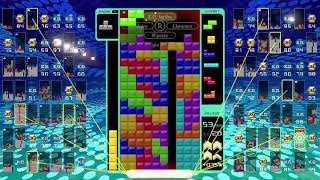 [Tetris 99] 42 KO game, failed WR pace (35 KO by 25 players left)