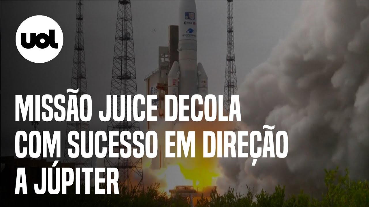 Vídeo Missão Juice decola com sucesso em direção a Júpiter YouTube