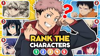 BLIND RANK ANIME CHARACTERS from each ANIME 🏆🔥 | ANIME QUIZ screenshot 2