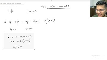 Number Theory (2)  | Divisibility and Division Algorithm