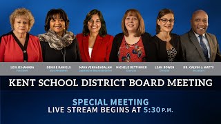KSD Board Work Session & Special Meeting - 08/12/2020