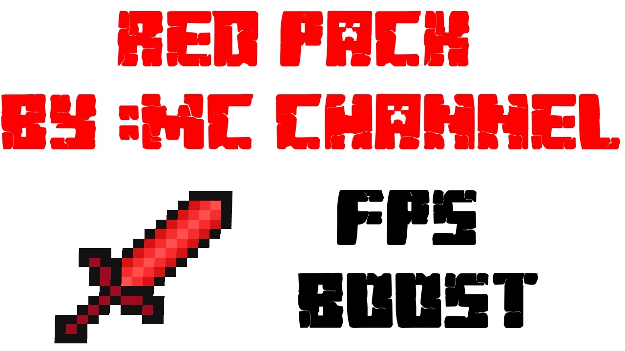 (FPS BOOST) Red Pack - MINECRAFT PVP TEXTURE PACK - YouTube