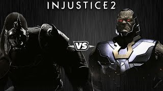 Injustice 2 - Горилла Гродд против Дарксайда - Intros & Clashes (rus)