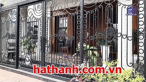 Thi công cổng sắt CNC và lan can sắt CNC giá rẻ tại Long Biên