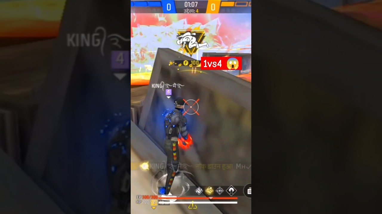 1vs4 granite video 😱🤯