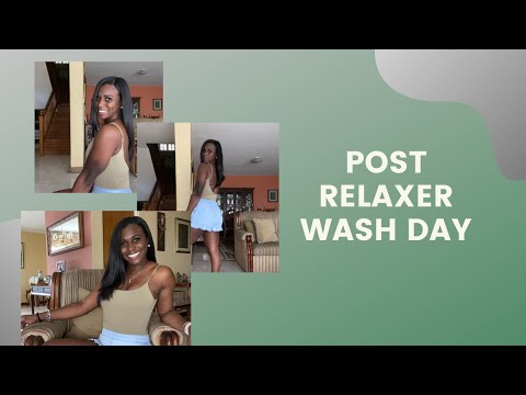 Post Relaxer Wash Day | Relaxed Hair
