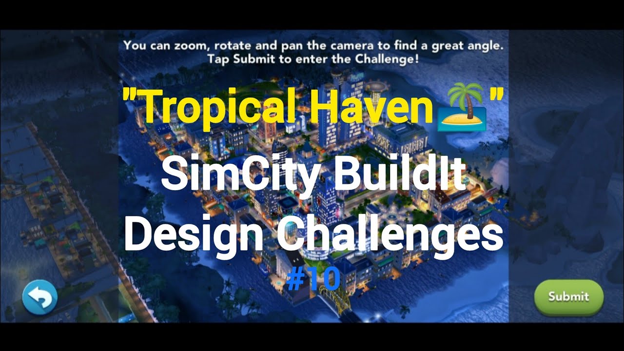 "Tropical Haven🏝" SimCity BuildIt Design Challenges #10