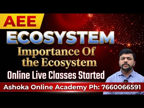 AEE | Ecosystem | Importance of the Ecosystem | TGPSC PCB | Assistant Environment Engineer #pcb #aee