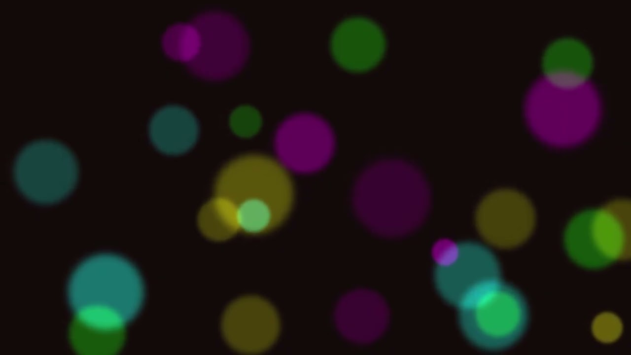 Neon Glow Bokeh | 30 Minutes 4K Relaxation | With Relaxing Music