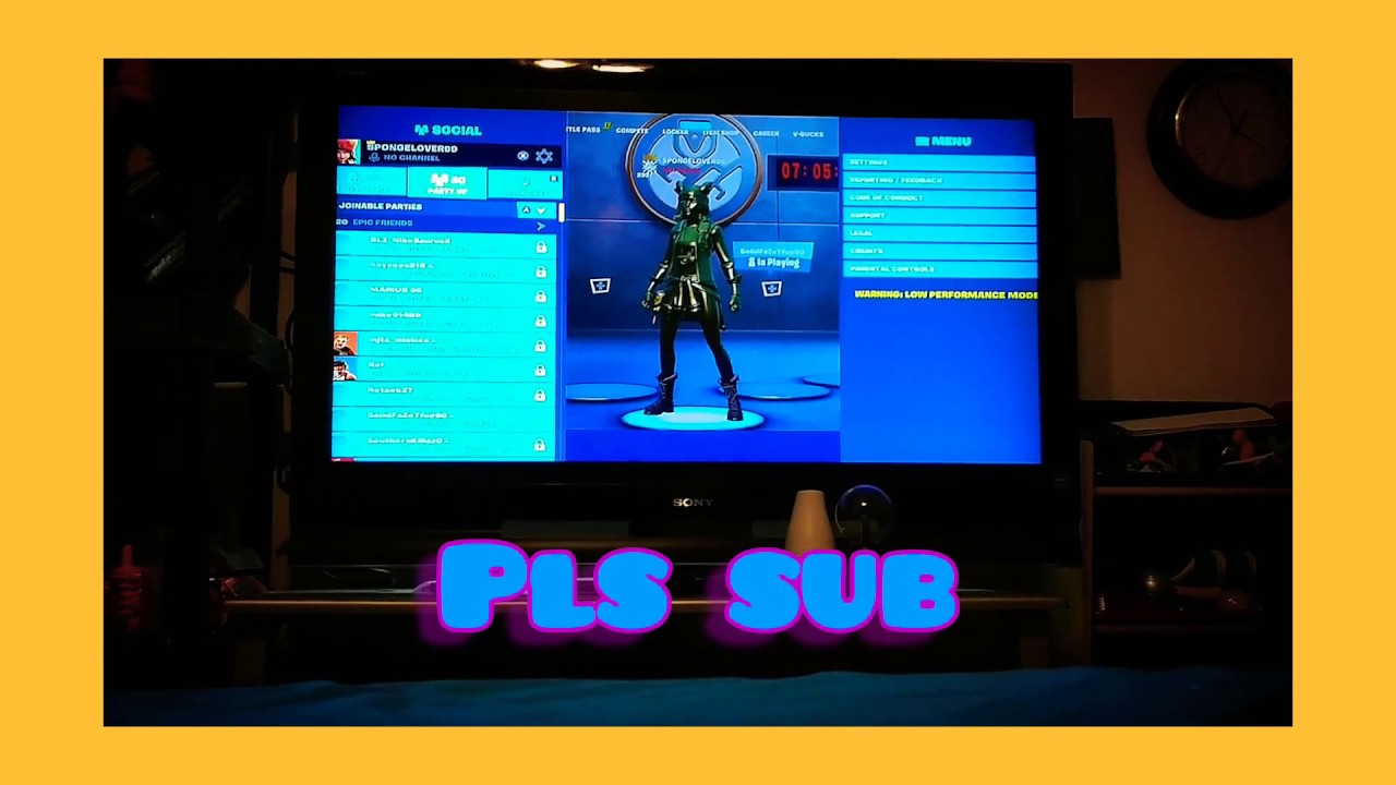 How to fix FRIENDS LIST (glitch) FORTNITE YouTube