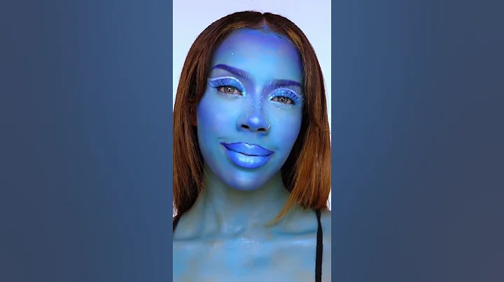 UNEXPECTED BLUE MAKEUP TRANSFORMATION
