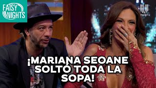 ¡Faisy logró poner nerviosa a Mariana Seoane con sus incómodas preguntas!  Faisy Nights | Unicable