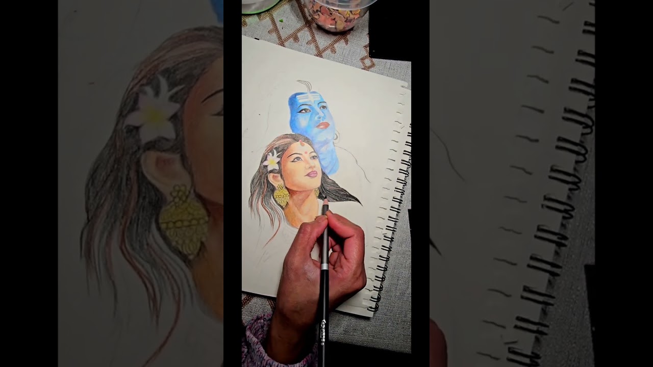 Mahashivratri special drawing 🙌🙏🔱🌸 #shivratri #art#drawing #sketching #artist #painting #artandcraft