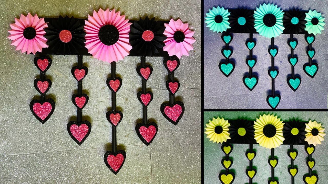 Door hanging craft ideas Quick and Easy Paper Wall Hanging Ideas