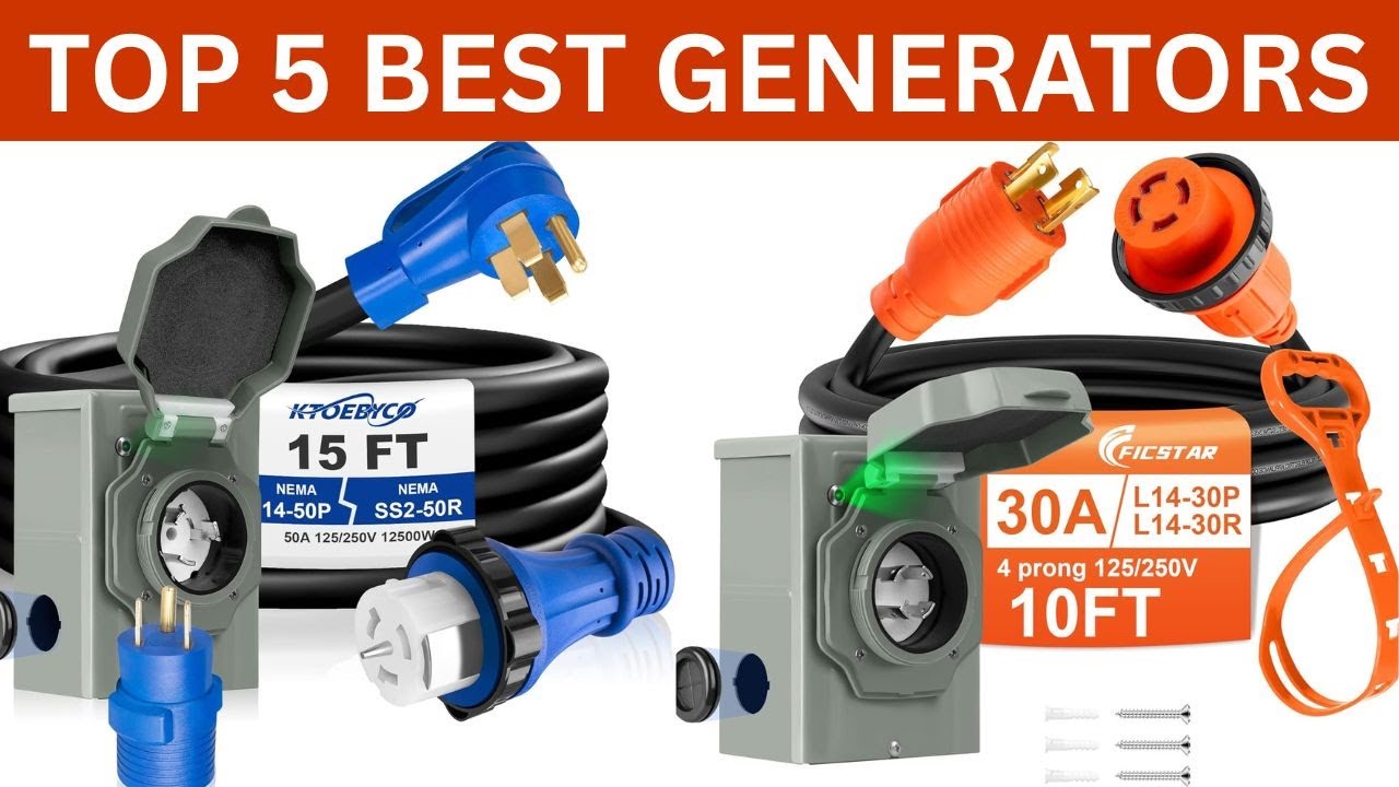 🔌 5 лучших генераторов 2025 года | Надежное электропитание для дома, кемпинга и экстренных случаев ⚡