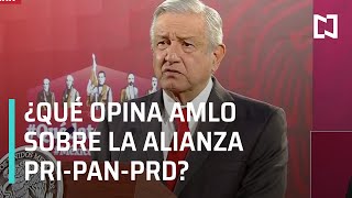 AMLO opinó sobre la alianza entre PRI, PAN y PRD - Paralelo 23