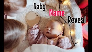 BABY GIRL NUMBER 6 SPECIAL NAME REVEAL ?