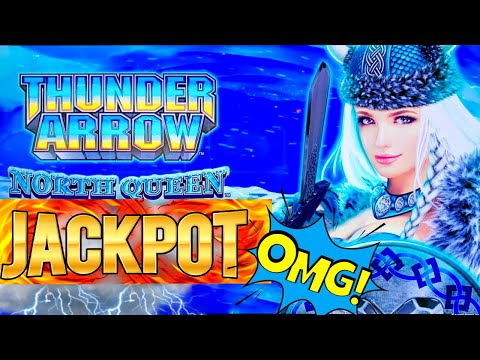 Thunder Arrow Slot Machine HANDPAY JACKPOT & HUGE WINS - Great Session | Live Slot Play At Casino