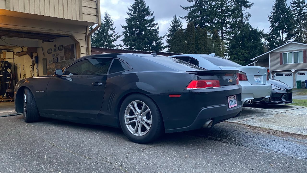 Т/О Замена масла в 2014 Chevrolet Camaro V6 3.6L 323HP