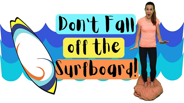 Don't Fall Off the Surfboard! 🏄🌊 (Balance & Coordination Exercise Activity)