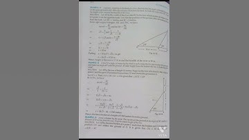 Height and Distance Class 10th RD Sharma Questions please support me part 2