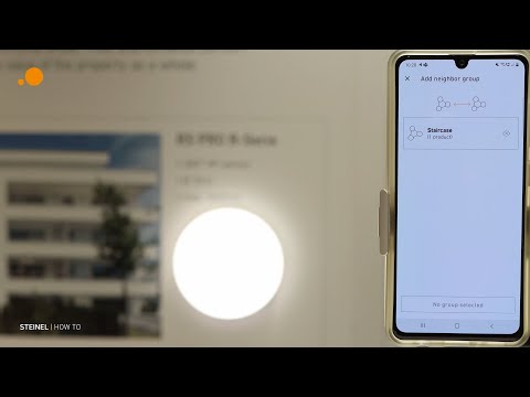 How To | STEINEL CONNECT APP | 5. Add neighbor groups