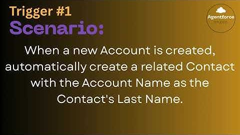 Trigger Challenge #1: Auto-Create Contact on Account Creation | Salesforce Apex Real Scenario