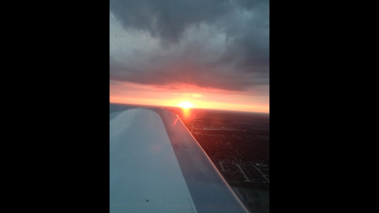 Sunset Landing @ KIWS