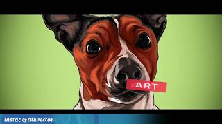 DOG ART FOR CUSTOMER (ADOBE ILLUSTRATOR)